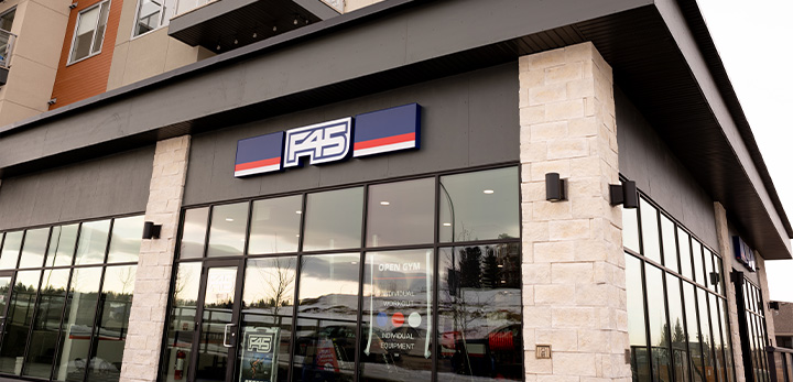 Exterior shot of F45 at Fish Creek Exchange